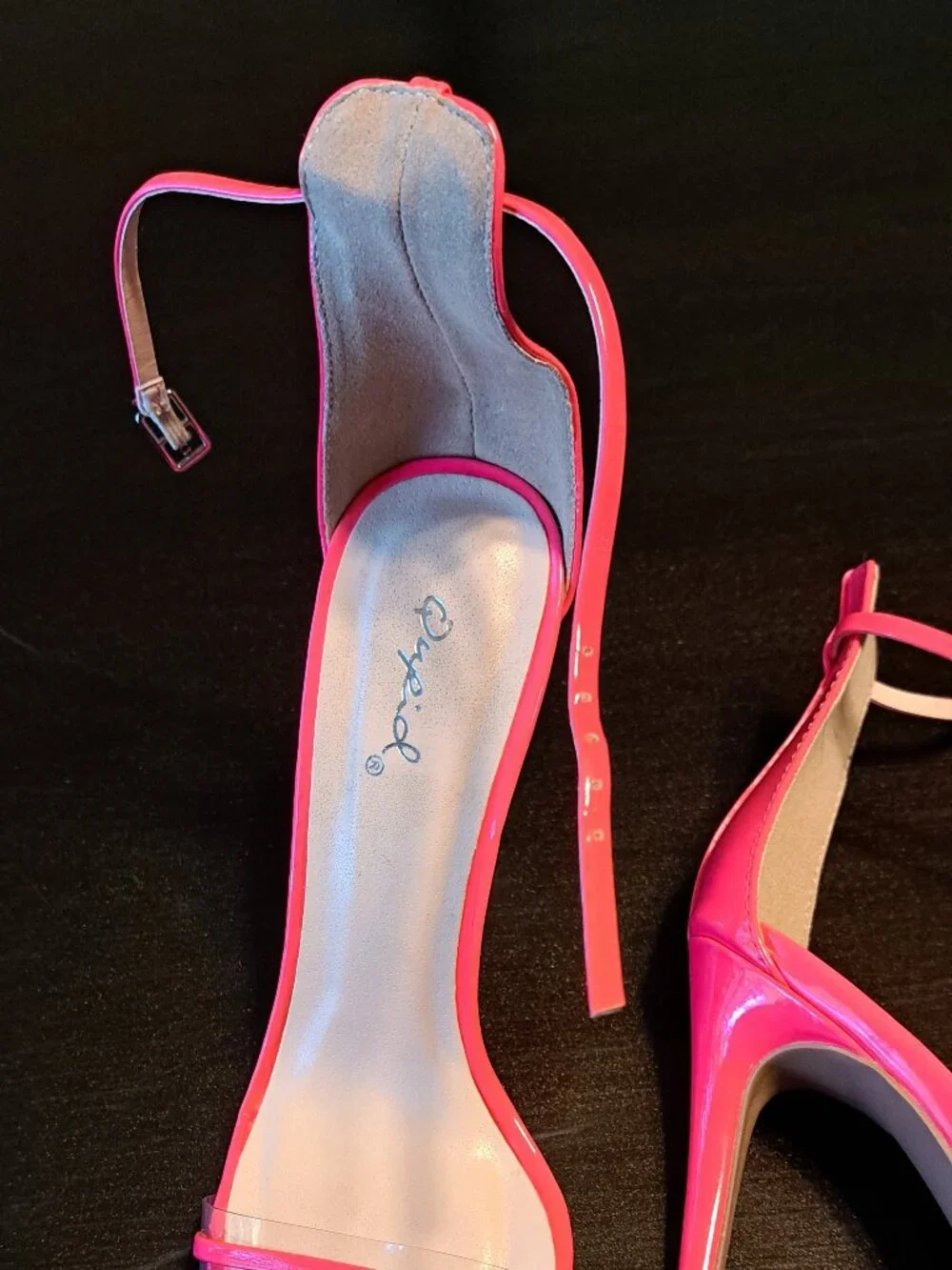 Qupid Hot Pink Heels